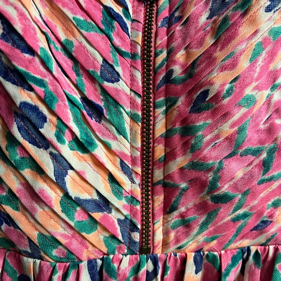 Roxy Shore Thing Zip Front Sundress XS - Picture 2 of 5